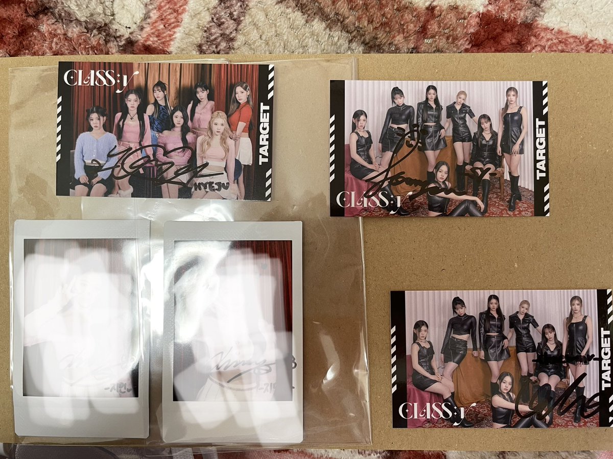 CLASS:y チェウォン サイン チェキ CLASS:y チェウォンチェキサイン