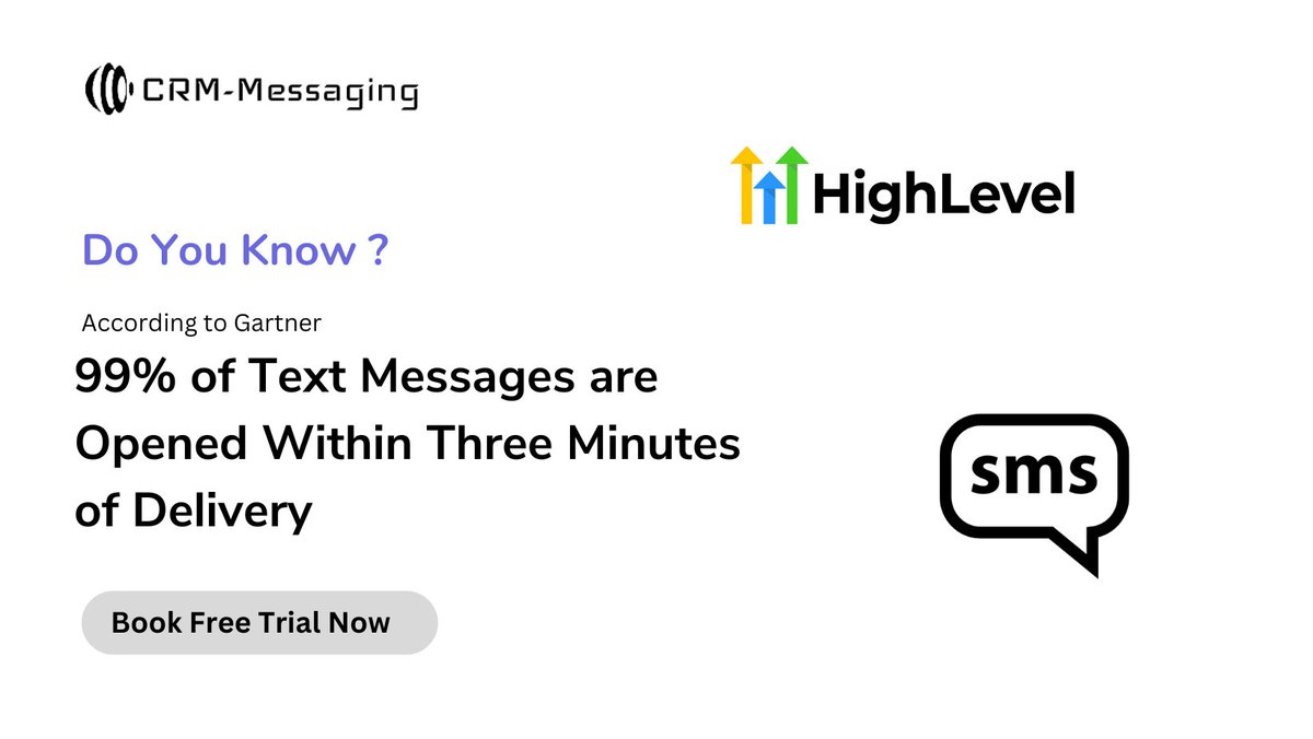 crmmessaging's tweet image. &quot;Improve your communication with HubSpot SMS delivery service. According to Gartner, 99% of text messages are opened within three minutes of delivery. 
Visit:  buff.ly/3OWbL77    

#HubSpotSMS #reliability #Gartnerstats&quot;