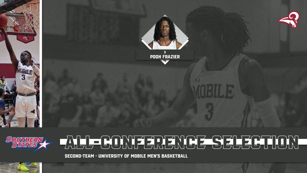 MBB 🏀 | Congratulations to Ezra McKenna, DaMariee Jones and Pooh Frazier of the University of Mobile Men’s Basketball program on being selected to either the <a href="/SSACSports/">Southern States</a> Men’s Basketball First or Second-Team All-Conference Teams!

#Rammit #BeKnownUM