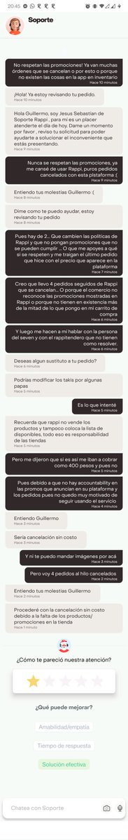 Besne's tweet photo. @RappiMexico es una pérdida de tiempo, nunca respetan sus promociones, las tiendas no tienen en existencia lo que pides... Y todo para que al final te cobren una tarifa de cancelación por un pedido que ellos no pueden cumplir. Nunca más. https://t.co/wkMMOvXEeO