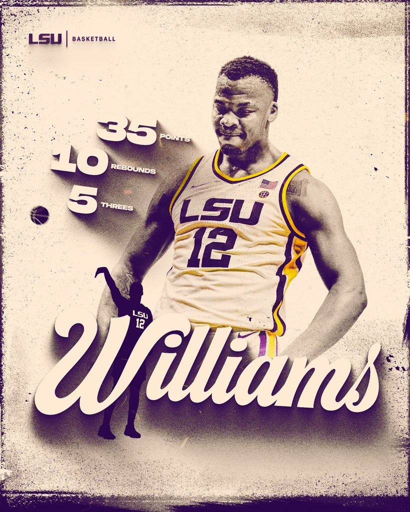 KJ Williams. He’s like that 🔥