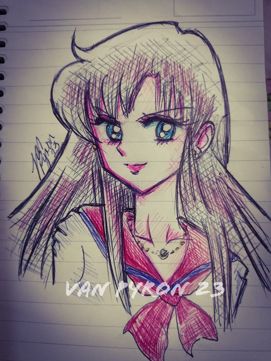 #SailorMoon #sailormoonredraw #sailormars #anime #anime90 #animegirl #mars #manga #mangagirl 
#girl #darkhair #blueeyes #penballdrawing #drawing #mangadraw