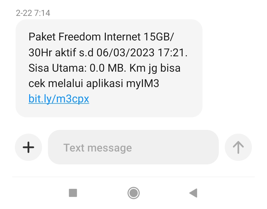 ayunjha's tweet photo. Min @IndosatCare ini paket freedom gunanya buat apa ya?
Kok saya udah gak bisa pake paket internet ya. https://t.co/nqidakpkfY