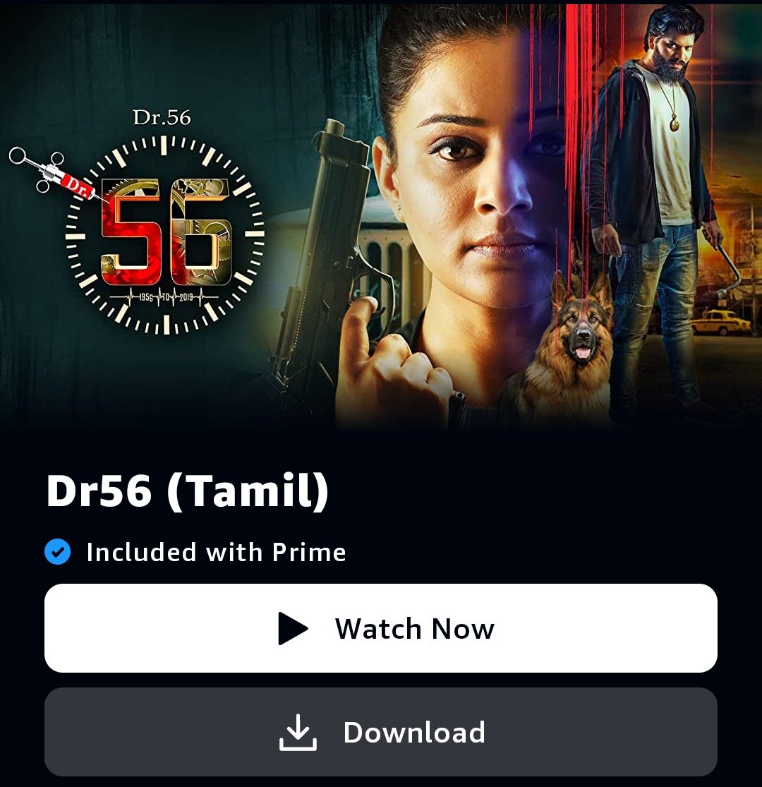 ottjordan29's tweet photo. Tamil version of Kannada movie #Dr56 (2022) now streaming on @PrimeVideoIN
https://t.co/TUH6BmOllb