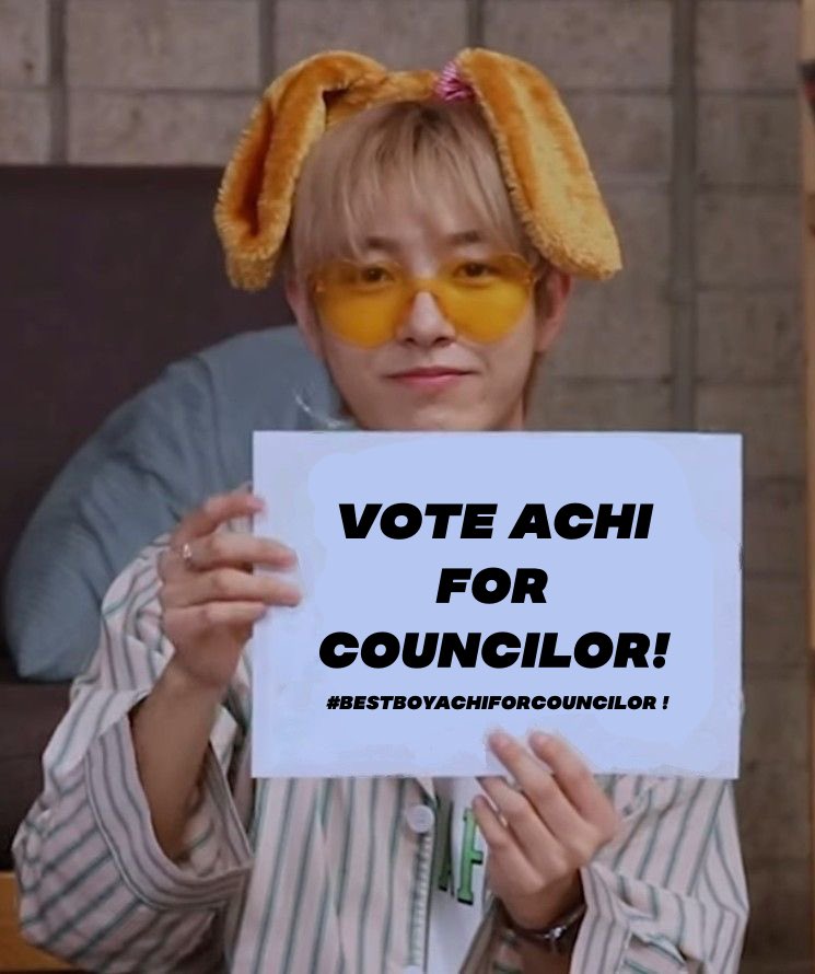 QLXMalachi's tweet photo. ㅤㅤㅤ

        🧁  ★ ACHI﹕ good morning everyone! here’s a reminder to vote me for councilor!   

ㅤㅤ https://t.co/pN9tR0tP0G