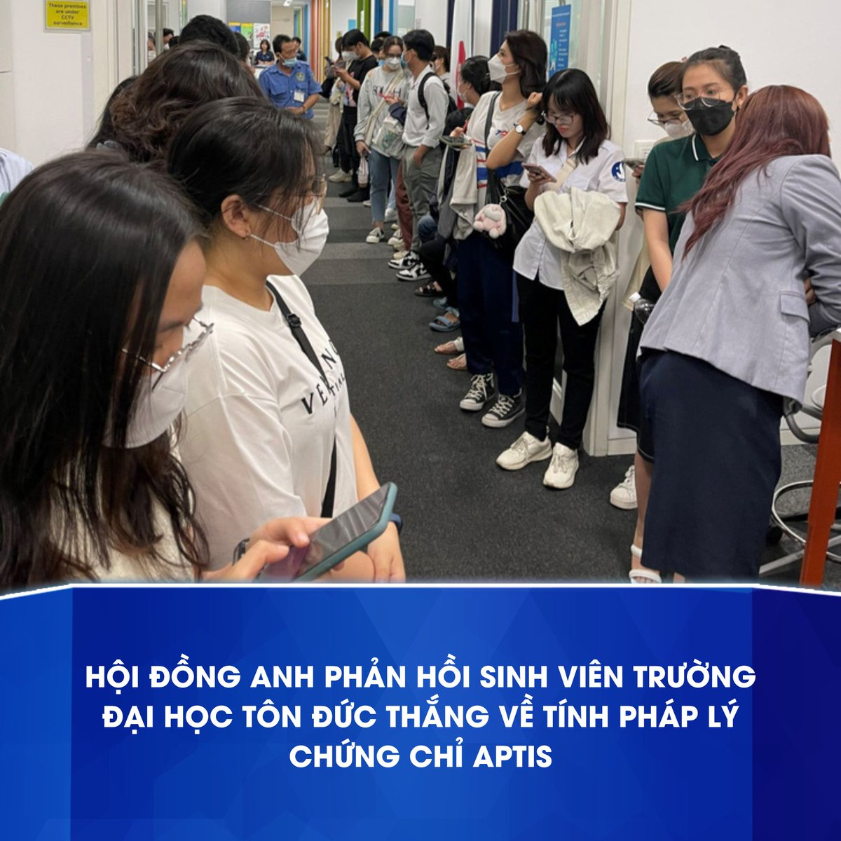 bao_tuoitre's tweet photo. "Chúng tôi khẳng định chứng chỉ #Aptis (General - PV) và #AptisESOL có giá trị pháp lý như nhau". #hoidonganh #britishcouncil #truongdaihoctonducthang #chungchitienganh https://t.co/NKUqiAdu63