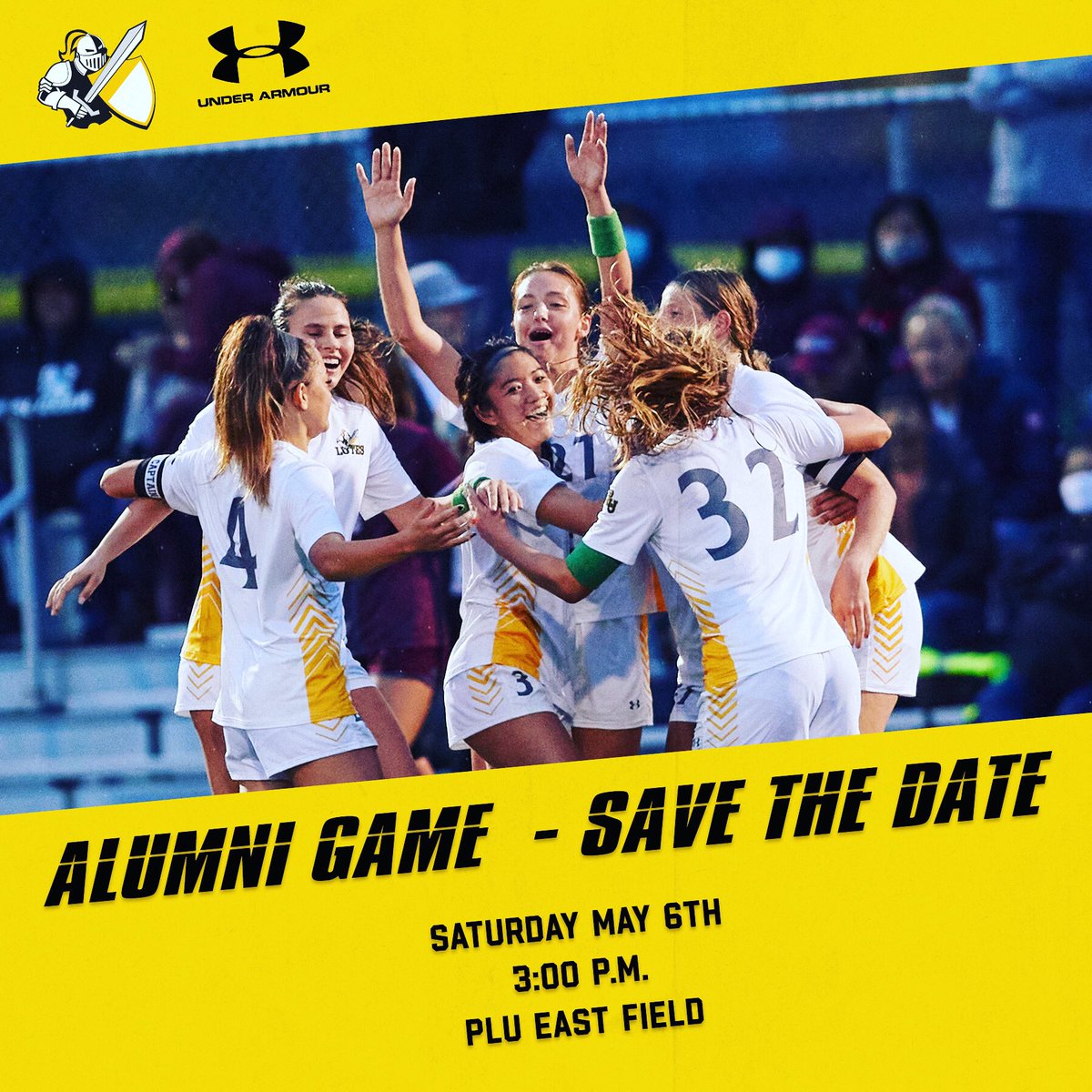 PLU_WSoc's tweet image. Calling all ALUMNI📞 ☎️ !

Get the dust off the soccer ⚽️ shoes 👟 and join us for an awesome day back on East Field!

Can’t wait to see all the legends return! 🙌😎

Saturday, May 6th - 3️⃣:0️⃣0️⃣ pm

Go Lutes!
#returnready
#intentional