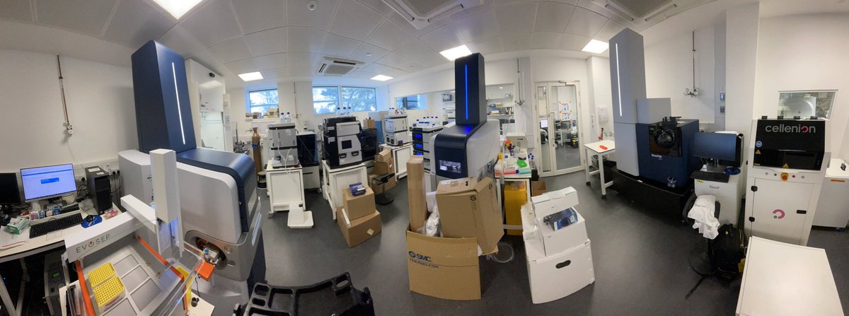 …and yes… the lab is full…

#proteomics #lcmsms #teammasspec #Bruker #Evosep #Thermo