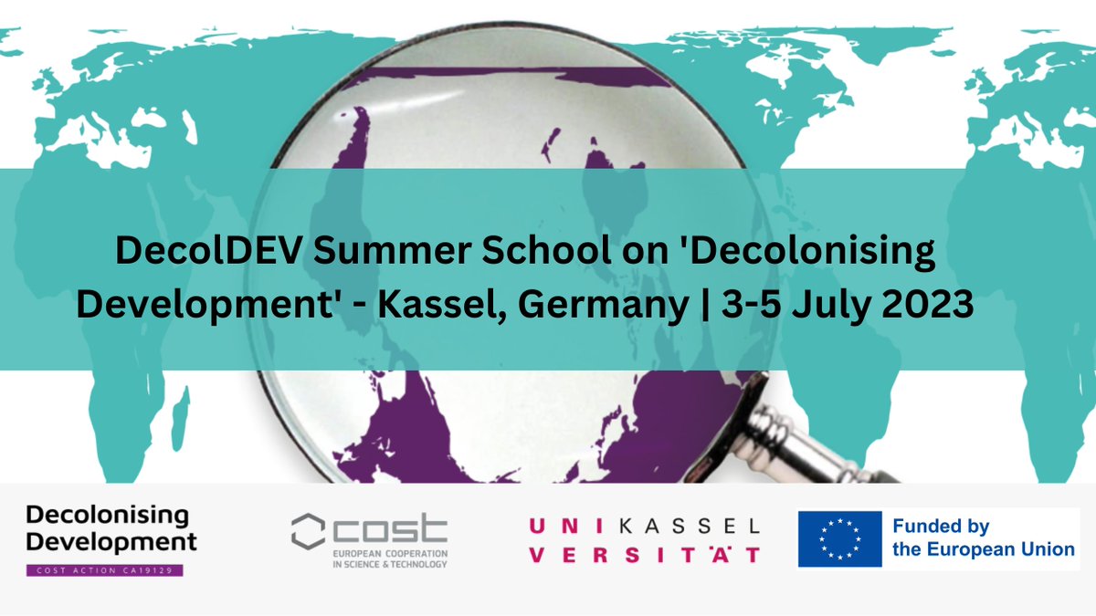 Decolonising Development (@costdecoldev) on Twitter photo 🌞#Decolonising #Development Summer School ‼
📢Call for applications is open!
👥 Especially for PhD and early careers
🔥 Inputs/Workshops by <a href="/WendyHarcourt3/">Wendy Harcourt</a> <a href="/Dr_Lata_N/">Lata is tired #CEASEFIRE_NOW</a> <a href="/GitiChandra/">Giti Chandra</a> #AramZiai
Check out our website! 🌞#Decolonising #Development Summer School ‼
📢Call for applications is open!
👥 Especially for PhD and early careers
🔥 Inputs/Workshops by <a href="/WendyHarcourt3/">Wendy Harcourt</a> <a href="/Dr_Lata_N/">Lata is tired #CEASEFIRE_NOW</a> <a href="/GitiChandra/">Giti Chandra</a> #AramZiai
Check out our website!