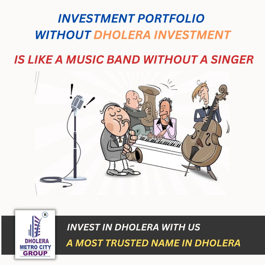 RT @DholeraMetro: Investment Portfolio without Dholera Investment is like a music band without a singer.
Official website: dholerametrocity.com

#thinksmartthinkdholera #dholerametrocity #dholera #DholeraSmartCity #SmartCity #Associate #RealEstate #i…