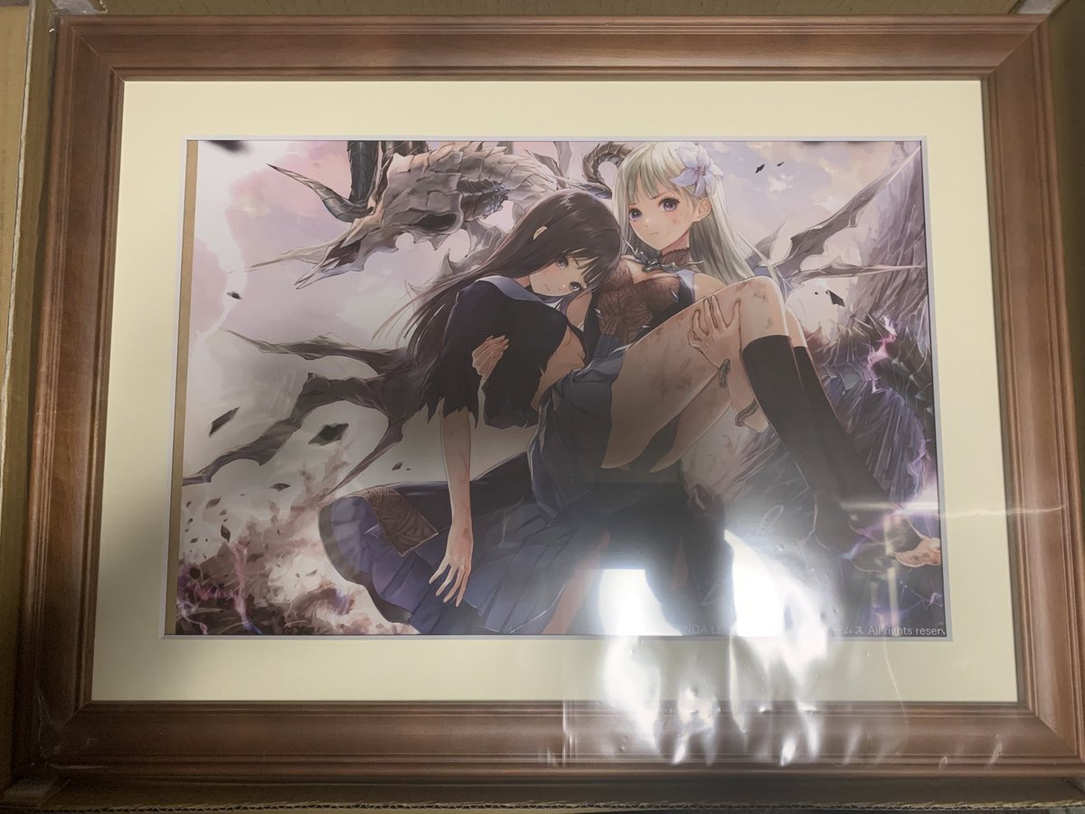 無事に岸田メル先生のサイン入り複製原画届きました！大切にしたいと
