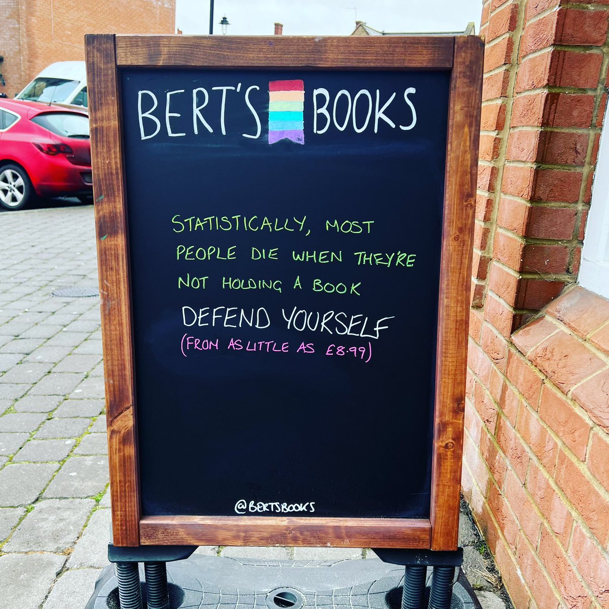 Bit late opening the door this morning, I had to Google how to spell ‘statistically’