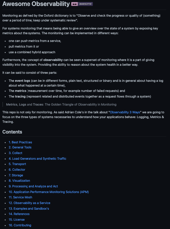 MariuszMichaow3's tweet image. Awesome Observability by @adriannovegil 

github.com/adriannovegil/…

#devops #devsecops #kubernetes #cicd #k8s #linux #docker #sysadmin #automation #Azure #infrastructureascode #cloudcomputing #serverless #terraform #ansible #yaml #sre