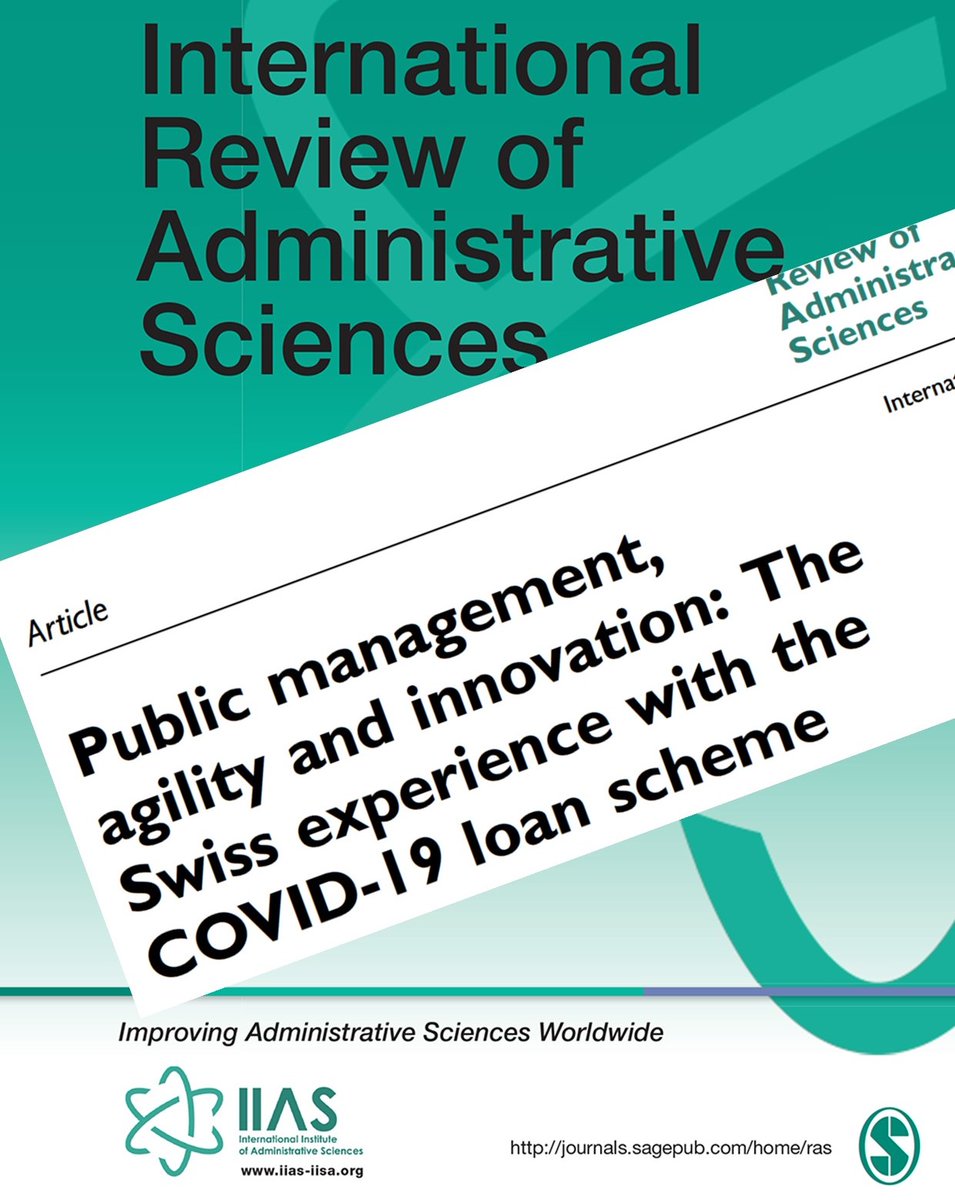 PaulettoCH's tweet photo. MY NEW ARTICLE
Title and Journal on the picture below. @SAGE_Publishing
In Open Access at: https://t.co/QximeTtv1N
Or you can access to this article and an earlier (longer) article on the same topic at: https://t.co/n3ZvigLDdp
#agile #agility #Government #management #innovation https://t.co/mPOBserL1A