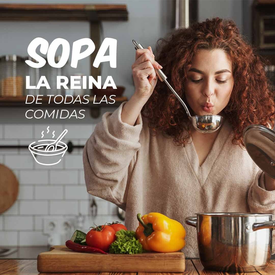 grupoviveplus's tweet photo. La #sopa es uno de los platos más ricos y nutritivos, gracias a los minerales y vitaminas que los vegetales brindan. La variedad, sus colores y sabores la convierten en la principal elección, especialmente en épocas de bajas temperaturas. https://t.co/SeQm8pROMh