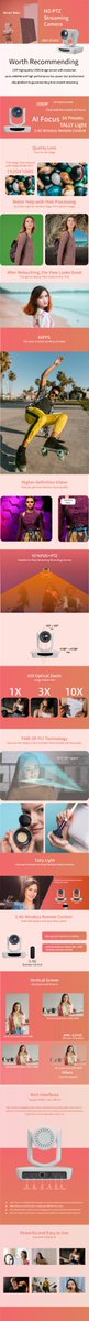 ChengZoie's tweet image. New Streaming Camera Release!

HD PTZ Streaming Camera AMC-G310Z is equipped with high-quality CMOS and SoC, powerful function and easy to use!

Learn more by the follow picture.

#streamingcamera #streamingservices #streamingvideo #streaming #ptzcamera #usb3