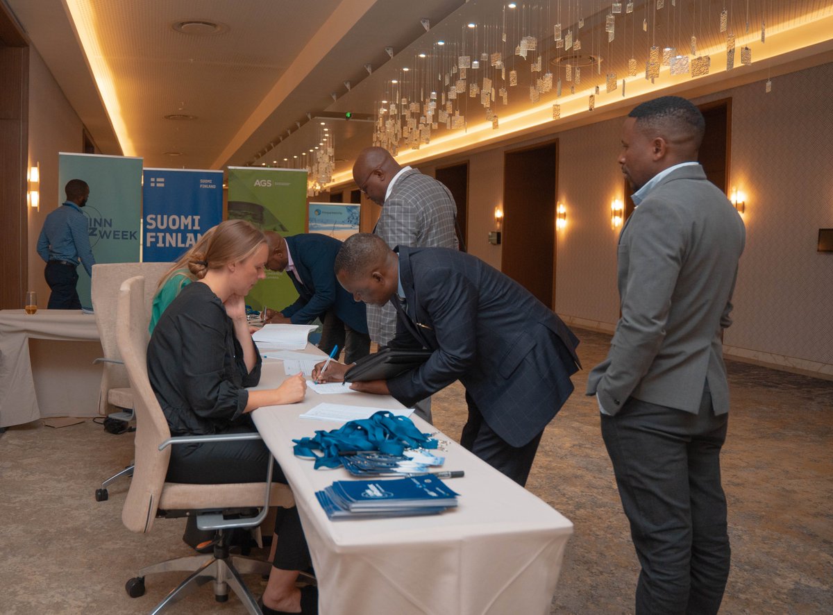 AGSZambia's tweet photo. The Finland Business Week has kicked off in Lusaka. The event is organised by @FinlandinZambia in partnership with @AGSZambia and @Finnpartnership. #FinnBizWeek promotes stronger partnerships & increased market access & knowledge between Zambia ๐ฟ๐ฒ and Finland ๐ซ๐ฎ. https://t.co/dk05Vvxagt