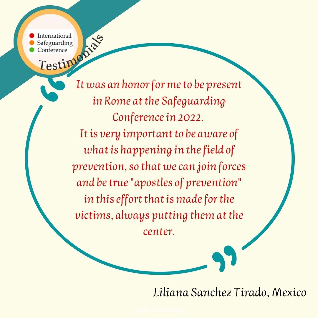 SaferChurch's tweet image. Thank you very much to Liliana Sanchez Tirado, Mexico for sharing about her experience with the #ISC22 - looking forward to meeting again @SaferChurch #sharing #networking #safeguaring