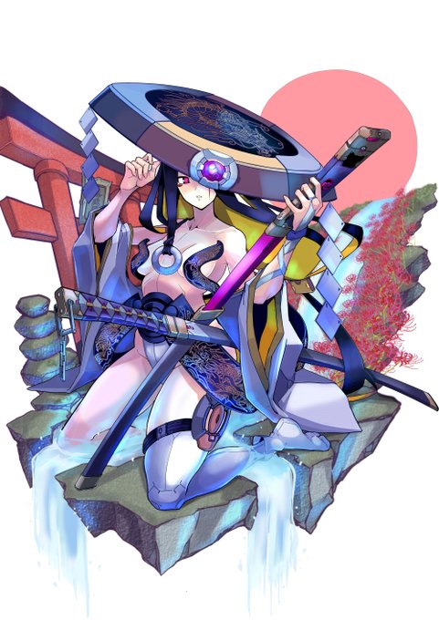 天照大御神 20枚メイキング
 https://t.co/u2kEgmzVkx 