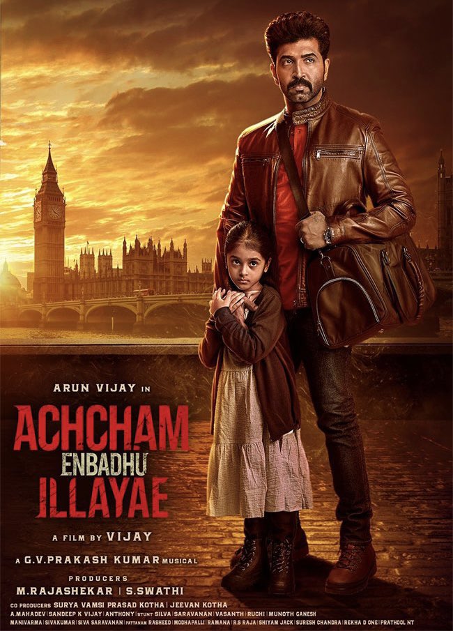 It's a Wrap of #AchchamEnbadhuIllayae (#AEI)  Directed by #ALvijay and starring #ArunVijay, #AmyJackson  #NimishaSajayan and #BharatBopana, #GVPrakash Musical. The action-drama has been filmed in India and the UK,which will have a PAN-India release in May 2023. 
#FilmyKhabariya