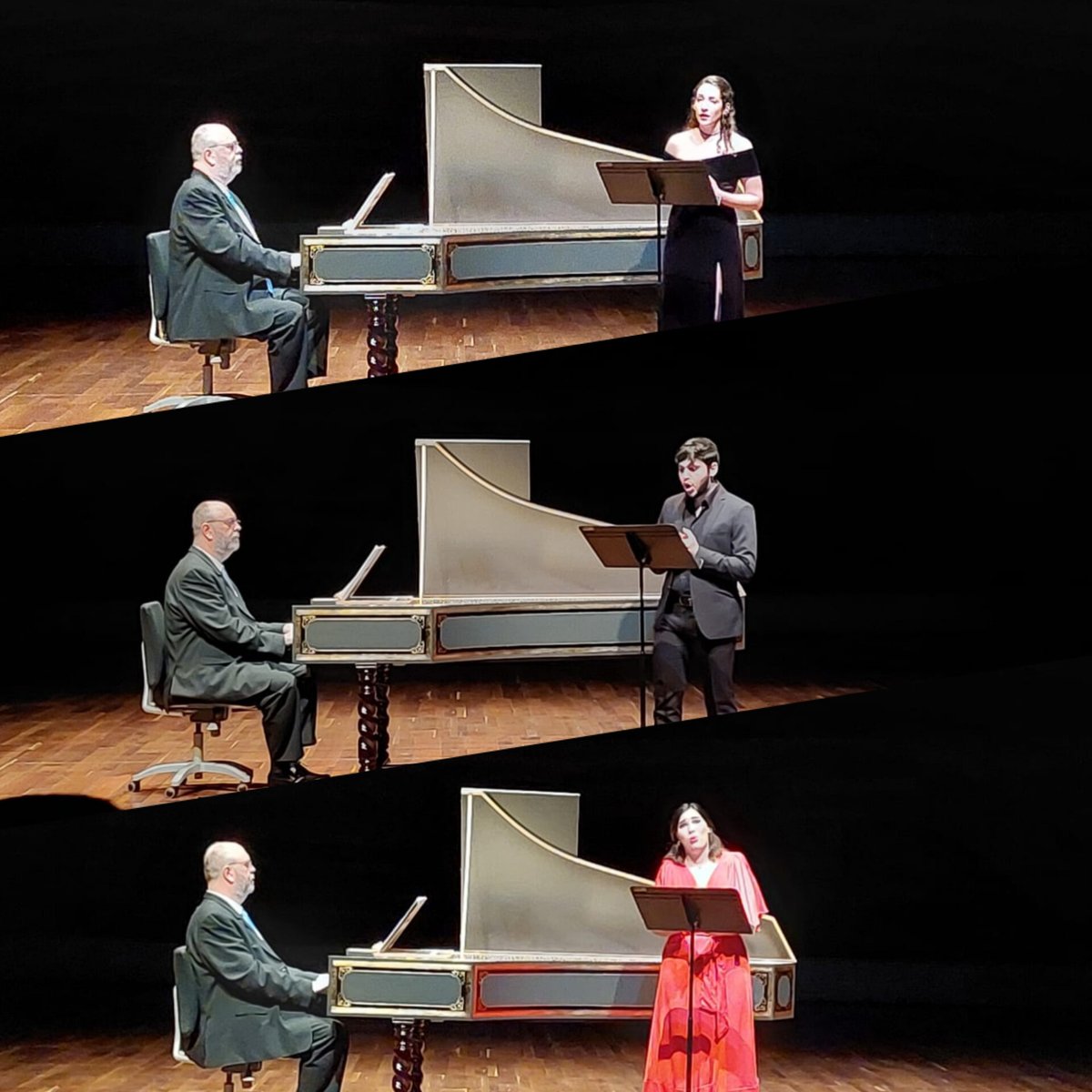 ◼︎ Espectaculares ayer las voces de las sopranos Belén Vaquero y Luna Celemín, así como el contratenor Bruno Campelo, junto a Eduardo López Banzo al clave.

🎼 Próxima cita del 'XX Ciclo de Músicas Históricas' en el Auditorio de #LeónEsp el 21 de marzo.

#MúsicasHistóricas_León