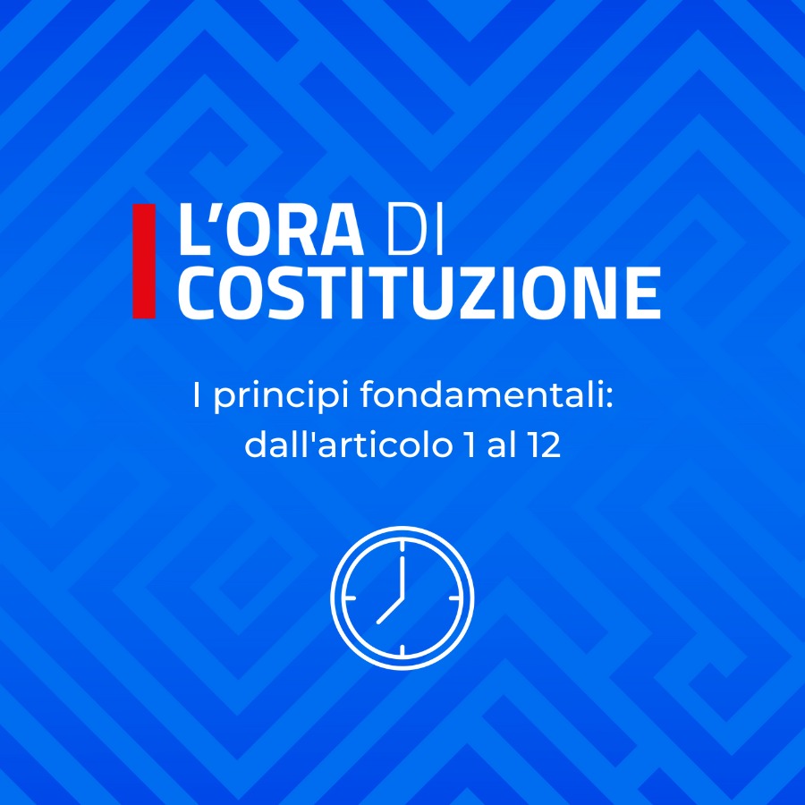 MIsocialTW's tweet photo. Oggi alle 10.30 prende il via l'iniziativa "L'ora di Costituzione”. Tema della lezione, i principi fondamentali della Costituzione italiana. 
Parteciperanno all’appuntamento 150 studenti delle scuole secondarie di II grado.

Seguite qui la diretta ▶ https://t.co/3plzih5IEm https://t.co/pv4pvHEWiE