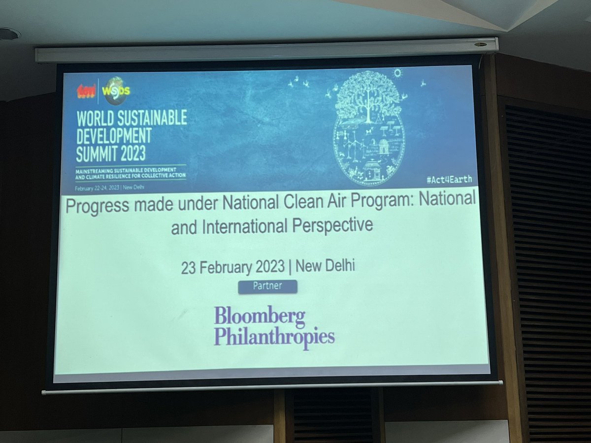 airqualityindia's tweet image. #WSDS2023 session on #AirQuality is underway!