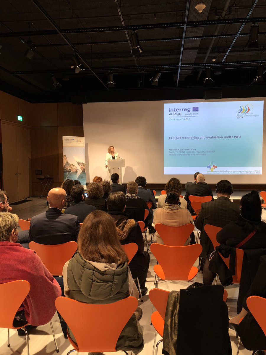 EUSAIR Facility Point Greece (@eusair_fp_gr) on Twitter photo 🟠Η <a href="/MathildeK28/">Mathilde Konstantopoulou</a>, Υπεύθυνη του 🇬🇷Facility Point, παρουσιάζει την πρόοδο της Παρακολούθησης & Αξιολόγησης για την #EUSAIR.
🎯Πώς θα συνεχιστεί το Facility Point project για να είναι η στρατηγική πανταχού παρούσα το 2021-2027; 🟠Η <a href="/MathildeK28/">Mathilde Konstantopoulou</a>, Υπεύθυνη του 🇬🇷Facility Point, παρουσιάζει την πρόοδο της Παρακολούθησης & Αξιολόγησης για την #EUSAIR.
🎯Πώς θα συνεχιστεί το Facility Point project για να είναι η στρατηγική πανταχού παρούσα το 2021-2027;