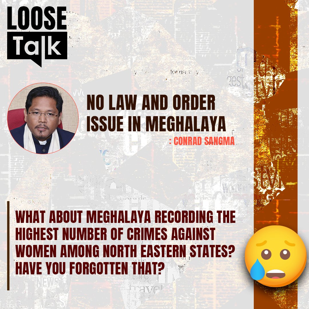 ConmanConrad_'s tweet photo. Loose Talk by NPP-BJP.
Chapter 1 

#ConmanConrad #Meghalaya https://t.co/ZRcvoWf38W