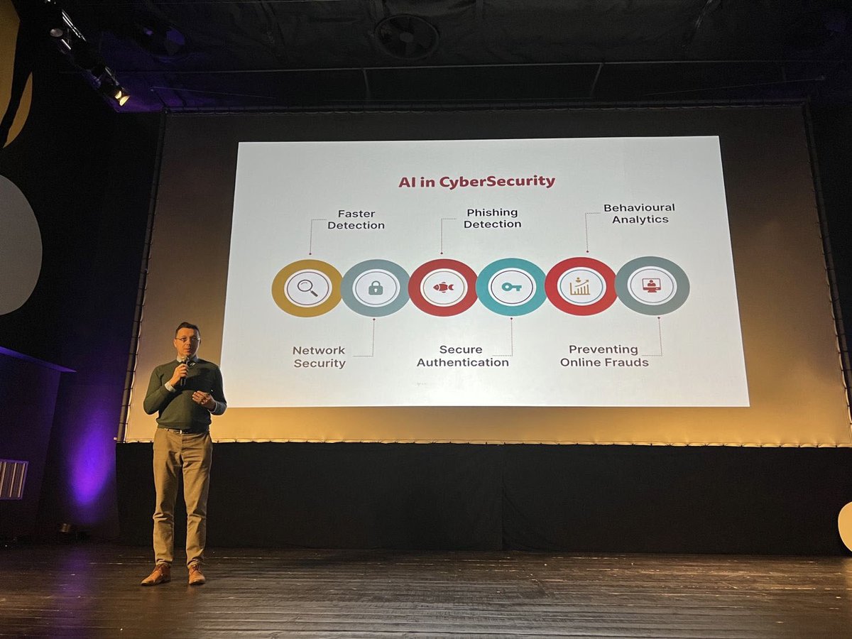 Cyber Security Excellence Center and the British Embassy in Sarajevo, Bosnia and Hercegovina invited the RIT Kosovo (A.U.K), CIT professor, Dr. <a href="/DriartElshani/">Driart Elshani</a> to give a lecture about Artificial Intelligence and its impact on Cybersecurity.
#RITKosovo #RITKfaculty #BeTheStory