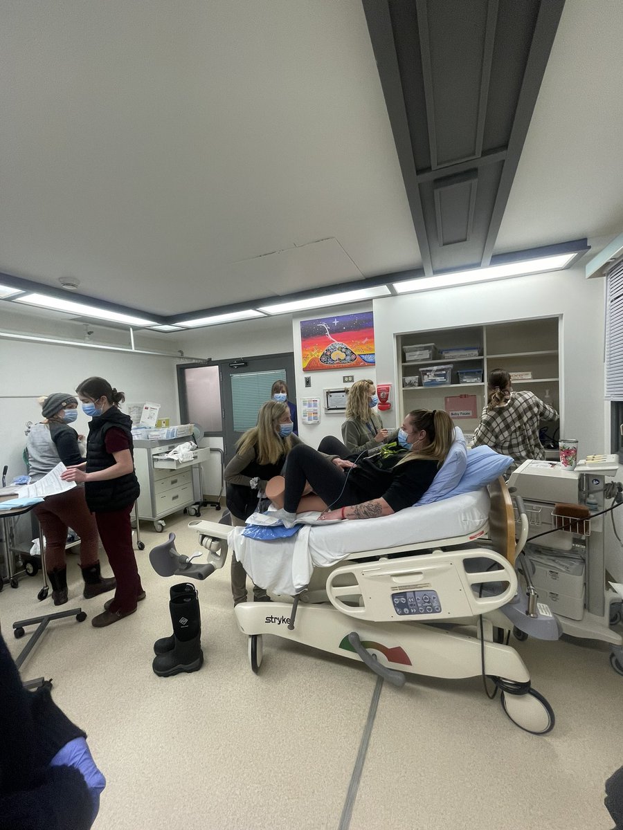 Interdisciplinary training with the fantastic midwife, nurses and physicians supporting our rural community home birth program. Great review of pre-hospital L&amp;D, NRP and PPH for the <a href="/BC_EHS/">BC Emergency Health Services</a> Golden 413 team.