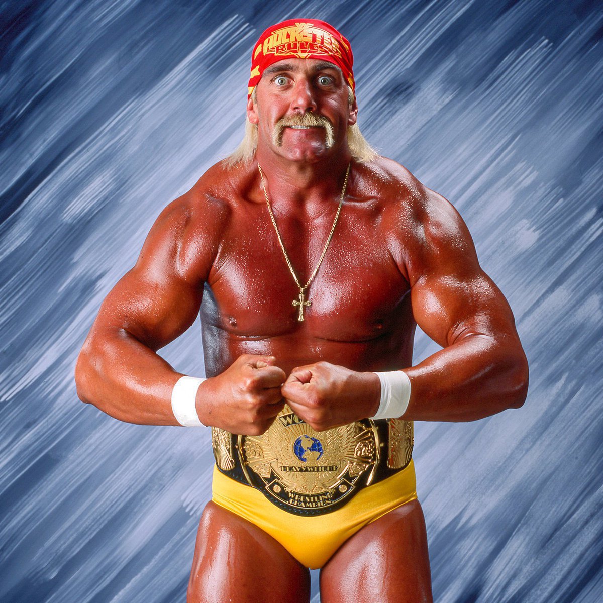 WWF Wrestling on X: "World Champion of the day: Hulk Hogan - Started his  third reign as WWF World Champion at WrestleMania VII on March 24, 1991.  His third title run totaled