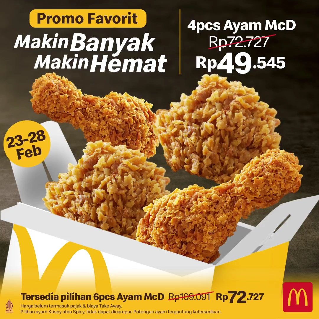DOMA P. IREGAR on Twitter "RT RacunBelanja McDonald's Promo