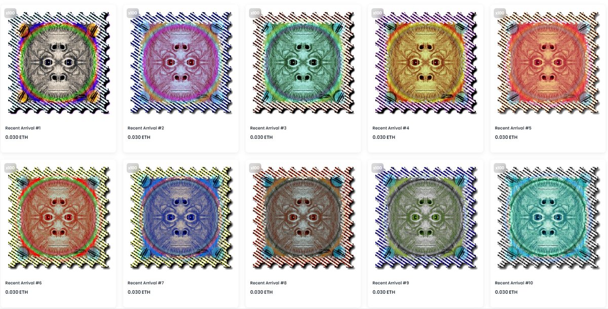 New Collections now on OpenSea!

Check out "Recent Arrival",  my first Sasquatch NFT Stamp drop!

opensea.io/collection/rec…

#NFT #nftart #NFTCommunity