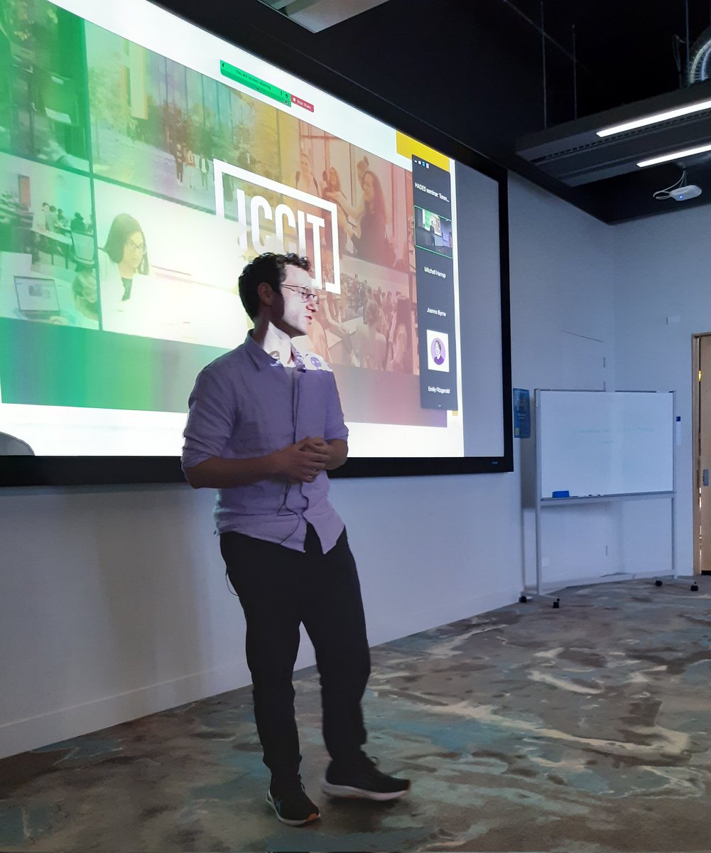 <a href="/dan_guad/">Dan Guad (is gone!)</a> talking about the dark patterns of technology design and the pedagogical challenges in teaching in the space between computer science and humanities <a href="/WeAreHADES/">HADES</a> #DigitalHumanities #ConversationsInHades #uxdesign