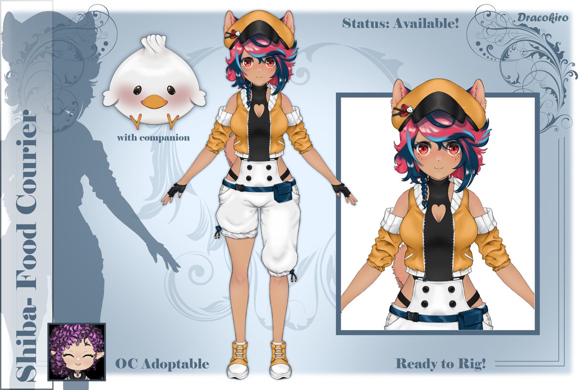 dracokiro's tweet photo. ๐ธThe first batch of "ready to rig" adoptable Live2D models are now available in my kofi shop!
--->๐ https://t.co/JFBsd2Jexs
I have two available currently !๐ธ
๐ธIf you are looking for a custom, my commissions are open.
--->๐ https://t.co/fcZTlS36Ck
#vtuber #live2dmodels https://t.co/GWLGKitDdf