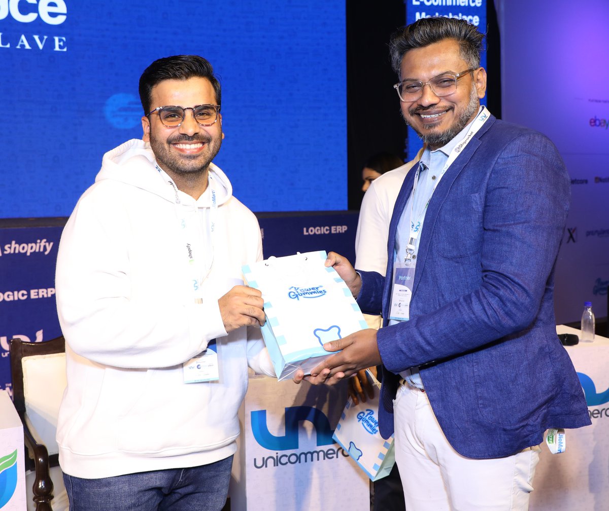 Unicommerce_'s tweet image. We extend a heartfelt thanks to our gifting partner @PowerGummies, for their valuable contribution to making India&apos;s Biggest Marketplace and Carts Conclave a grand success!

#MPCConclave2023 #GiftingPartners #UnicommerceEvents #EcommerceSellingSimplified #powergummies