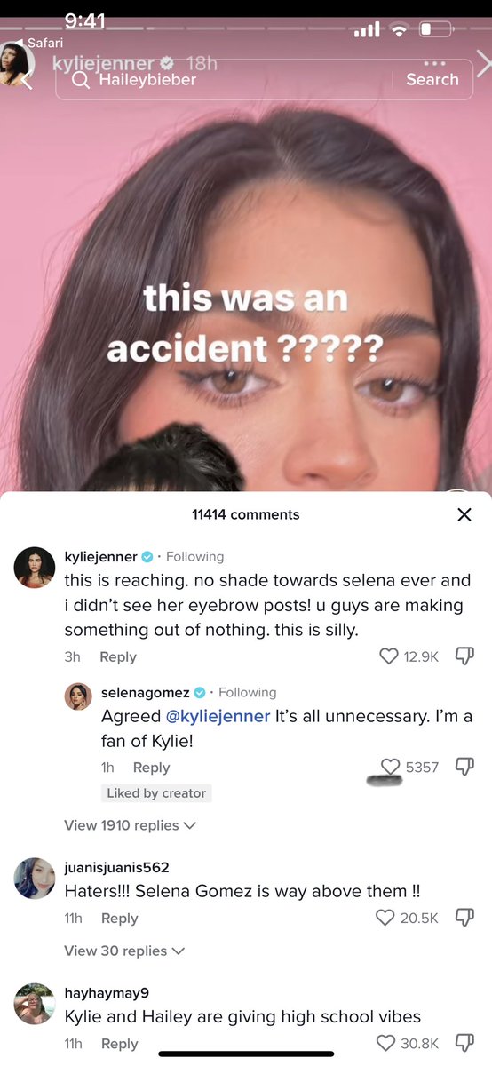 Kylie Jenner and Selena Gomez respond to all this Hailey Bieber Drama… 
Is it all just really Coincidence or Gaslighting at its finest?