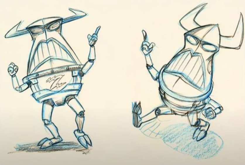 cartoonoholic's tweet photo. Look at this early concept for Zurg. This could've been such a good twist. Look a Zurg with his Mike Wazowski body. Wish that they used it in TS2 or the BLOSC cartoon. https://t.co/Ebfowmqz1H