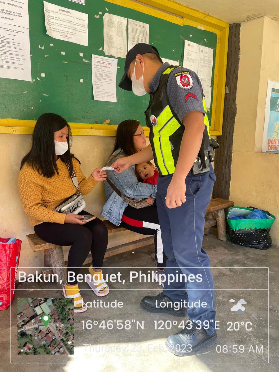 𝗗𝗜𝗦𝗧𝗥𝗜𝗕𝗨𝗧𝗜𝗢𝗡 𝗢𝗙 𝗖𝗔𝗟𝗟𝗜𝗡𝗚 𝗖𝗔𝗥𝗗
Continuous distribution of calling cards for easy access to police assistance in cases of any untoward incidents and emergencies.
#lifeisbeautiful
#KaligtasanNyoSagotKo
#TulongTulongTayo
#MKKequalsK
#PNPKakampiNyo