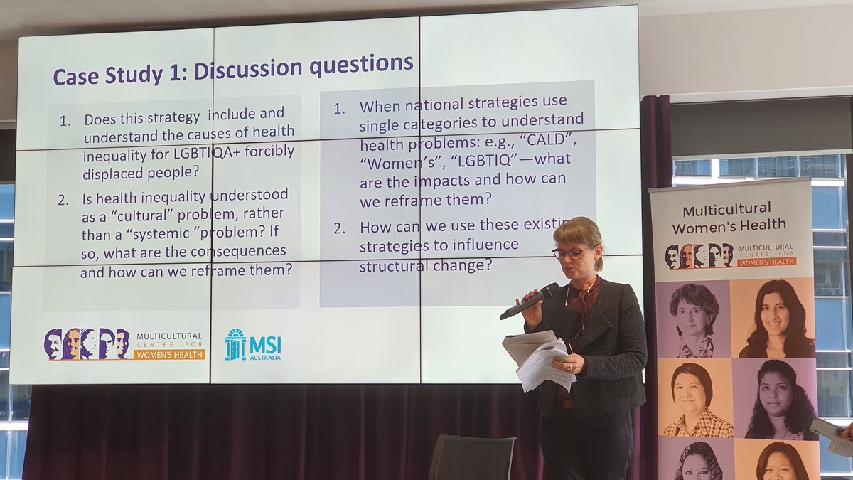 #UniversalHealthAccess is what is needed with linkage to #MBSFunding says @BonneyCorbin to ensure any #HealthStrategy truly caters to the health needs of #LGBTQIRefugees #LGBTQI people and ALL #PeopleSeekingAsylum #QueerDisplacements #POC #QueerRefugees #LGBTQI #Queer #Refugees