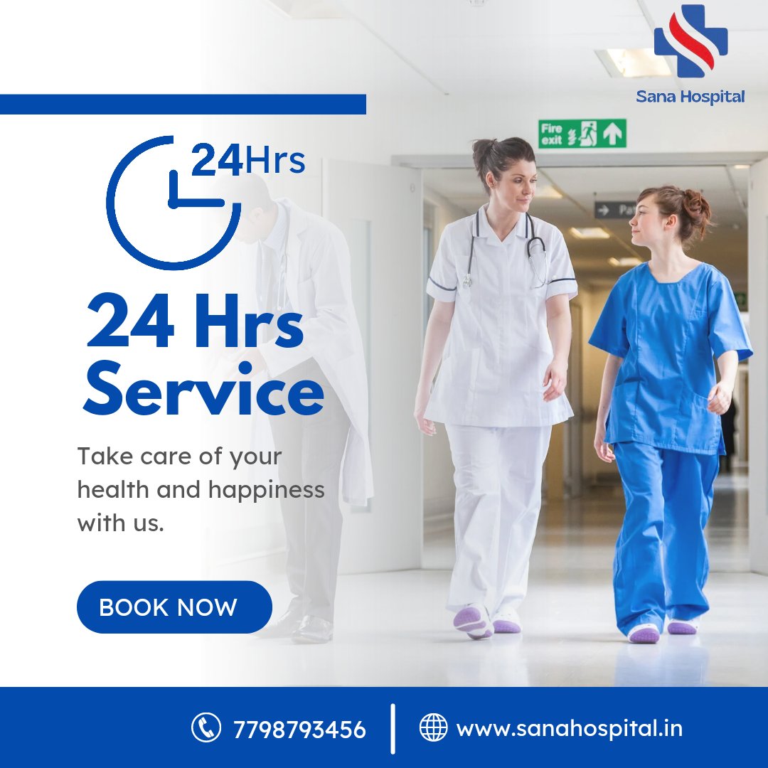 Take care of your health and happiness with us.

Book an appointment: 7798793456
For more updates Visit: sanahospital.in

#sanahospital #sanahospitalpune
#hospital #24hours #doctor #24hoursservice #punehospital #orthopaedichospital #kondhwa #nibm #pune #maharashtra #india