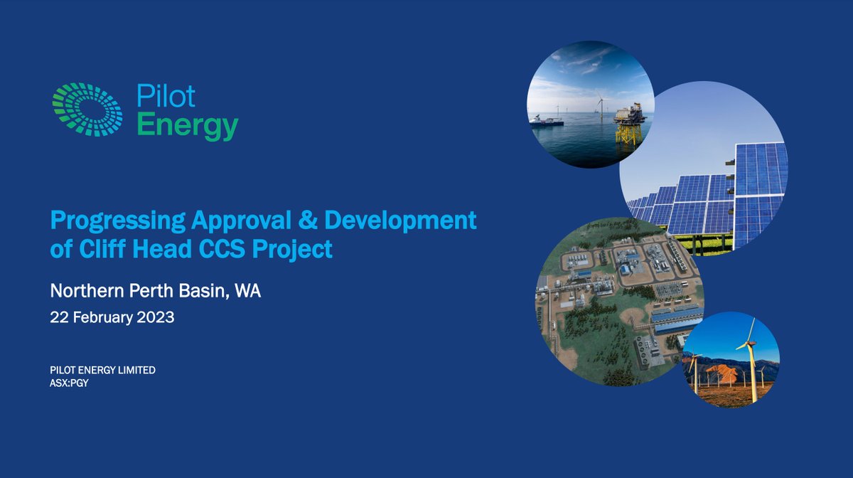 Pilot_EnergyLtd's tweet photo. $PGY addressed the Australia and Southeast Asia Global CCS Institute Members Forum this week on the progress of approval and development of its Cliff Head #CCS Project.
View the presentation here 🔗 https://t.co/dBcOTIP7Xs
@GlobalCCS #decarbonisation #carboncapture #cleanenergy https://t.co/FwUricwk24