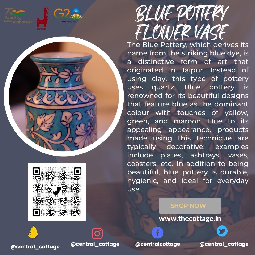 Blue Pottery Flower Vase
shoponline.cottageemporium.in/blue-pottery-c…
.
.
.
#bluepottery #pottery #handmade #homedecor #potterylove #functionalpottery #handmadepottery #studiopottery #wheelthrownpottery #potteryvase #italianpottery #potteryforsale #ceramics #instapottery #potteryworks #vocalforlocal