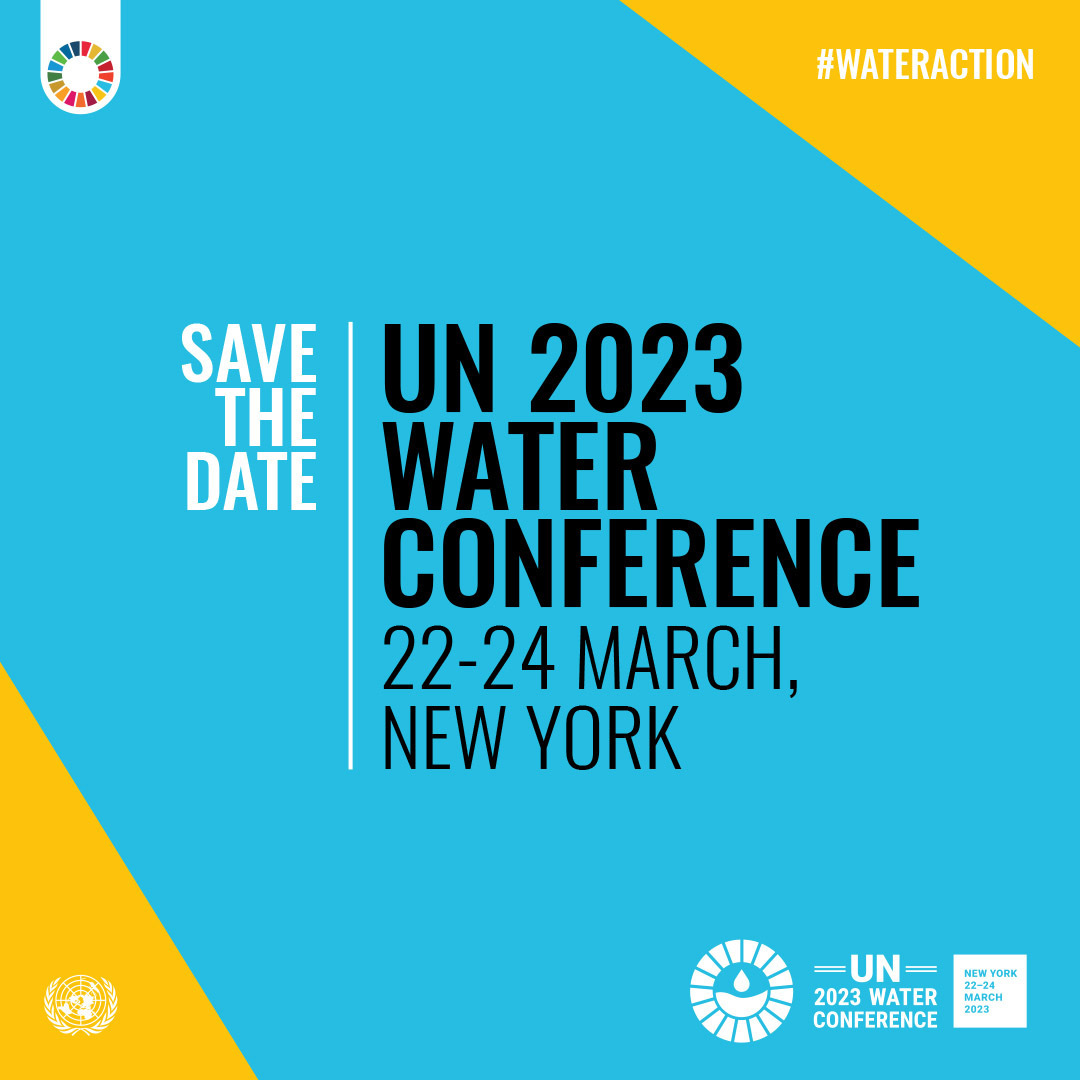 Water is life. 

Water connects us.

Water is possibility!

JOIN the discussion in the upcoming UN 2023 Water Conference and take #WaterAction.

➡️ bit.ly/Water2023