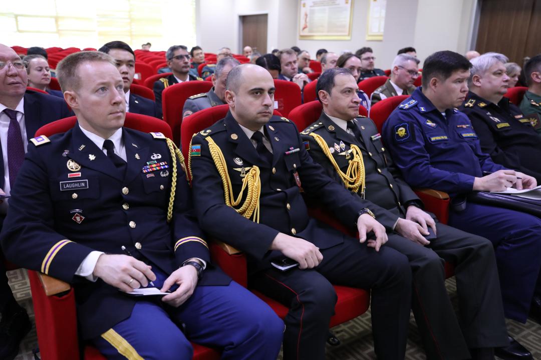 Briefing for military diplomats held in Astana

The event took place at the National Defence University and was led by Deputy Defence Minister Lieutenant General Sultan Kamaletdinov.

#diplomacy #militarypersonnel #meeting #attache #briefin #internationalcooperation