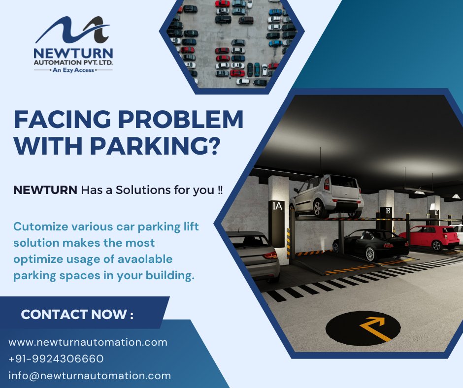 Facing problems with parking? Newturn has a solution for you !!
#parking #solutions #technology #automation #automatedsolutions