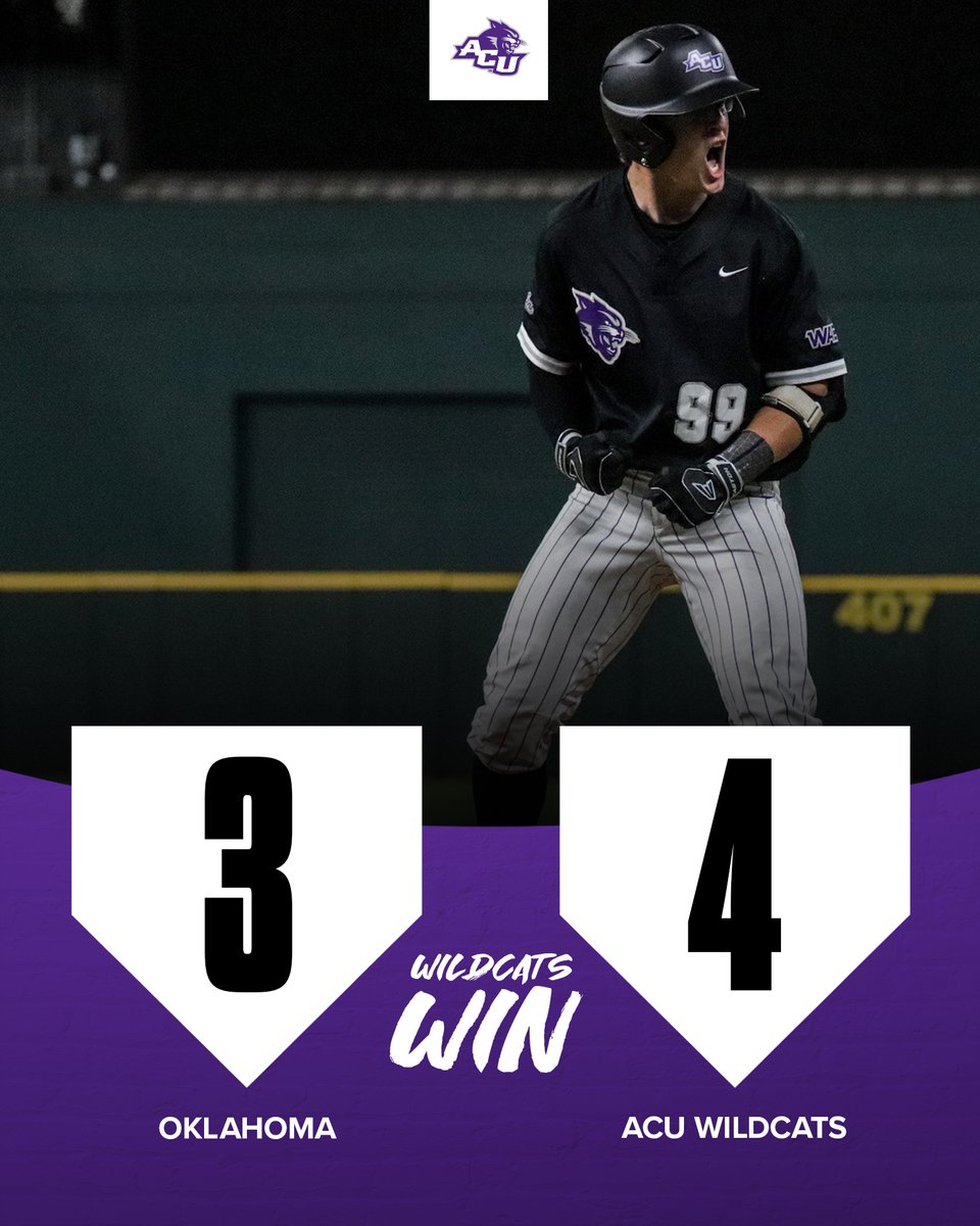 ACU_Baseball's tweet image. A night we won't soon forget. 😤

#ATO | #GoWildcats