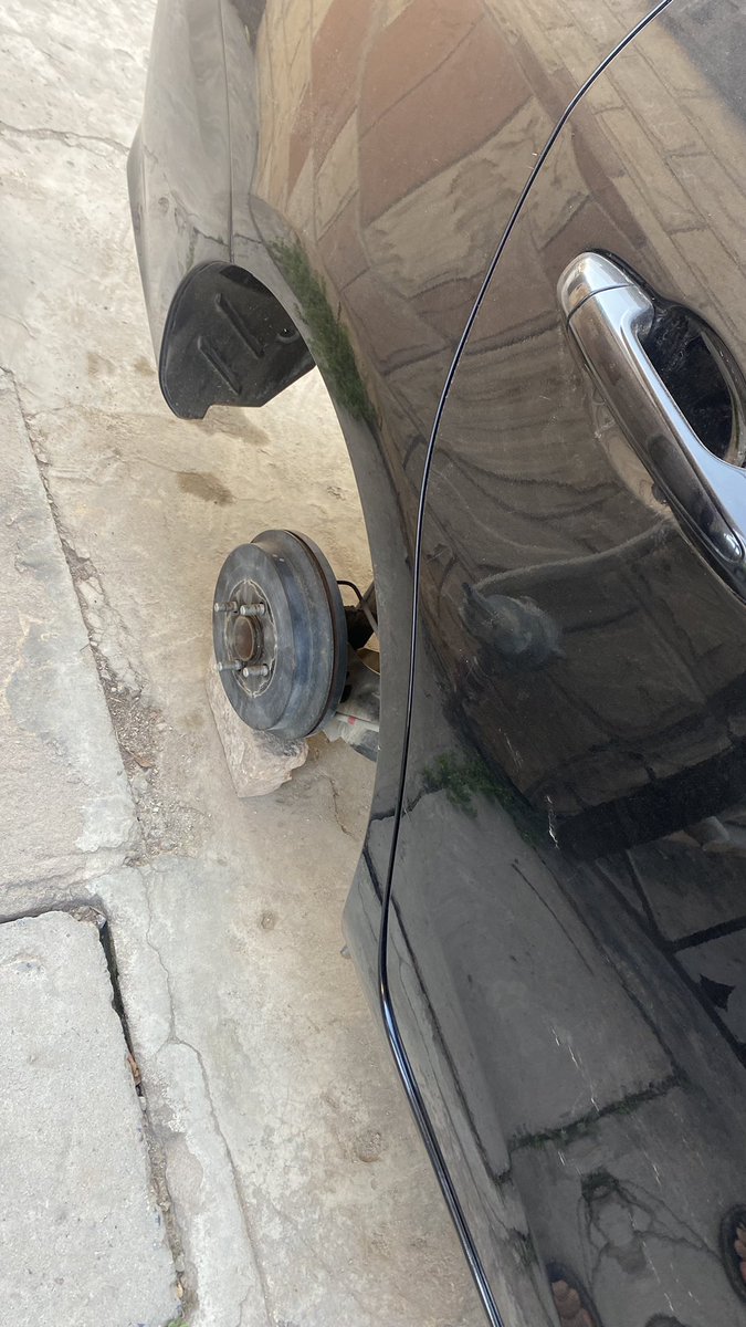 le_ameerkhan's tweet photo. All four wheels (alloy rims and tyres) of my Toyota Yaris stolen from outside my home. Not happening for the first time, and surely not the last. Living in a jungle. @ICT_Police @RanaSanaullahPK https://t.co/kVIzaaLKgB
