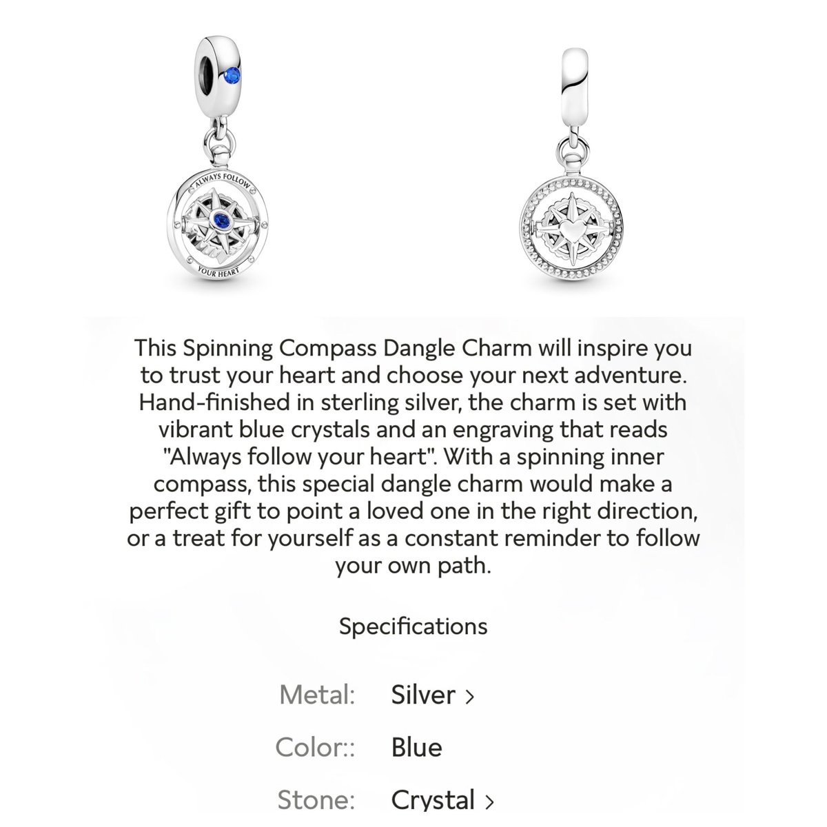 🇲🇲 Birthday Gift from Myanmar Fans 🇲🇲
Pandora Charm - 𝒜𝓁𝓌𝒶𝓎𝓈 𝒻𝑜𝓁𝓁𝑜𝓌 𝓎𝑜𝓊𝓇 𝒽𝑒𝒶𝓇𝓉 🤎 

“Listen to your heart and trust in yourself”. It will lead you the right direction. Never lose yourself. <a href="/Earth_Pirapat/">Earth Pirapat 🌏</a>  #GiftForEarthBD2023 #EarthPirapat  #theearthe